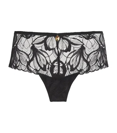 Aubade Lace After Hours Cheeky Briefs In Black