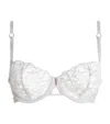 Aubade Lace Half-cup Bra In White