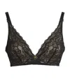 Aubade Lace Rosessence Triangle Bra In Black