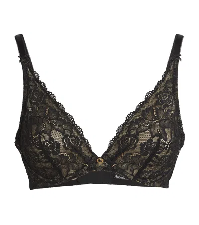 Aubade Lace Rosessence Triangle Bra In Black