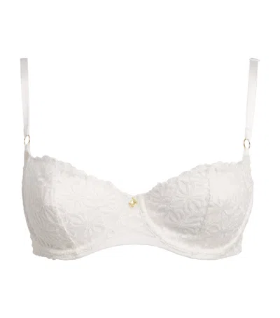 Aubade Lace Secret Memories Half-cup Bra In White