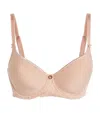 Aubade Lace-trim Rosessence T-shirt Bra In Nude