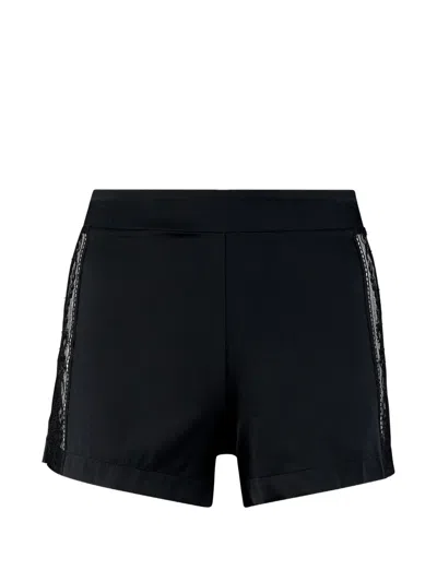 Aubade Lace-panel Shorts In Black