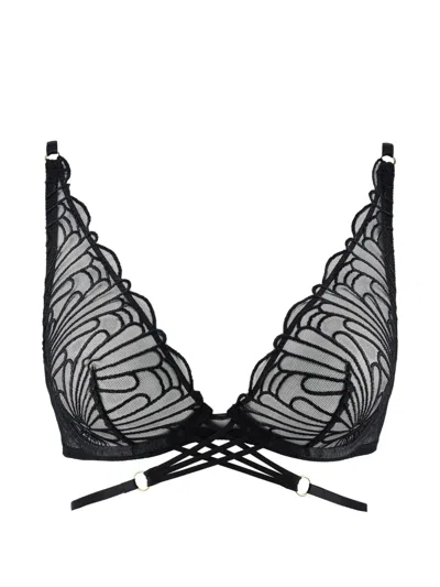 Aubade L'indomptable Triangle Bra In Black