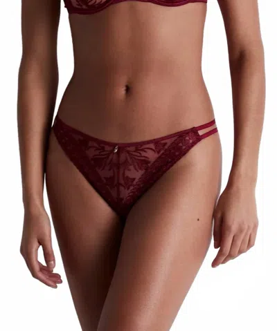 Aubade Magnetic Spell Tanga Brief In Crimson Red