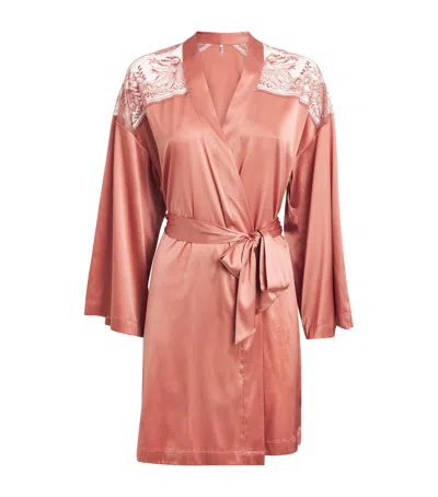 Aubade Midnight Whisper Kimono In Pink