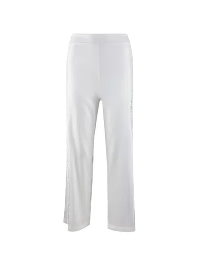 Aubade Midnight Whisper Lace-trim Pyjama Bottoms In White