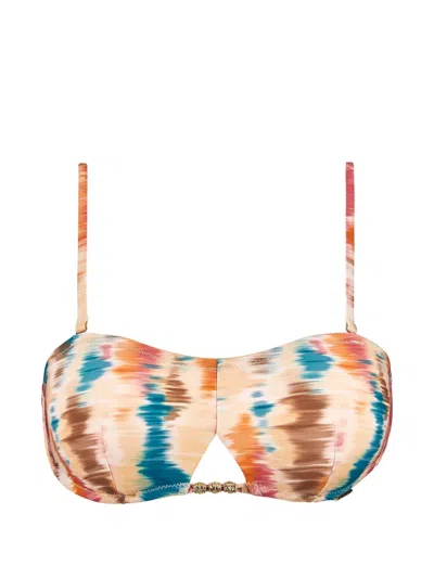 Aubade Mystic Soul Bandeau Bikini Top In Multi