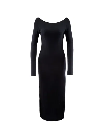 Aubade Night Crush Backless Midi Nightdress In Multi