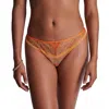 Aubade Pure Vibration Tanga In Orange Pulp In Orange