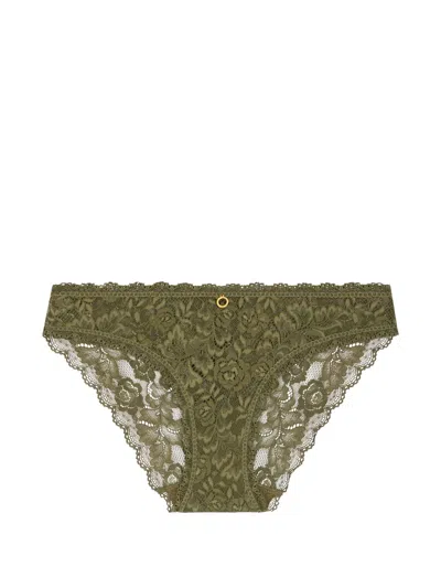 Aubade Rosessence Lace Briefs In Green