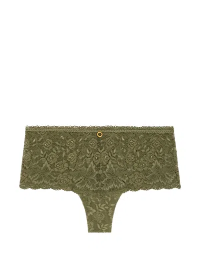 Aubade Rosessence Lace Briefs In Green