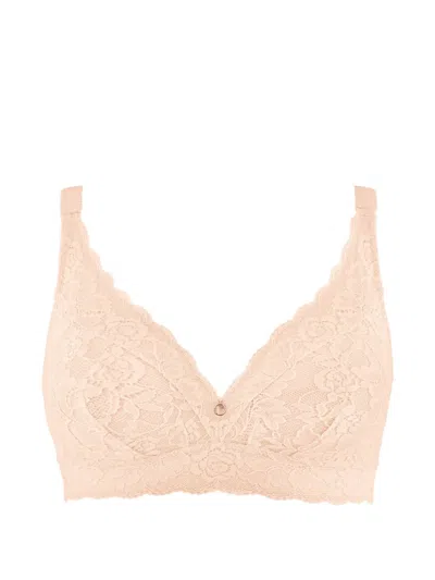 Aubade Rosessence Lace-trim Bra In Neutral