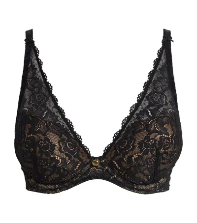 Aubade Rosessence Plunge Bra In Black