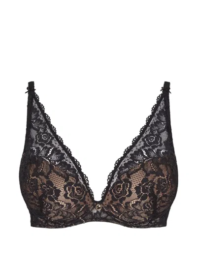 Aubade Rosessence Push-up Bra In Black