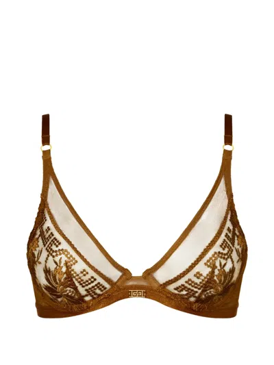 Aubade Rules Of Attraction Triangle Bra In Brown