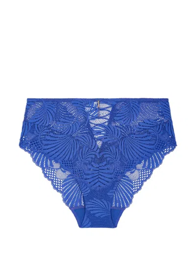 Aubade Rythm Of Desire Lace Briefs In Blue