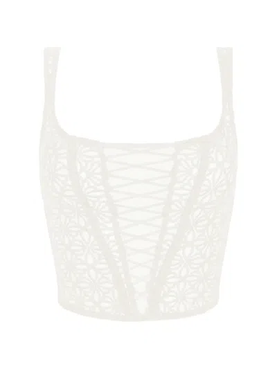 Aubade Secret Memories Bustier In White