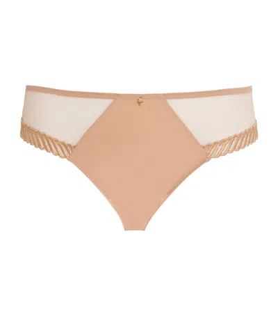 Aubade Sheer Emotion Brazilian Briefs In Pink