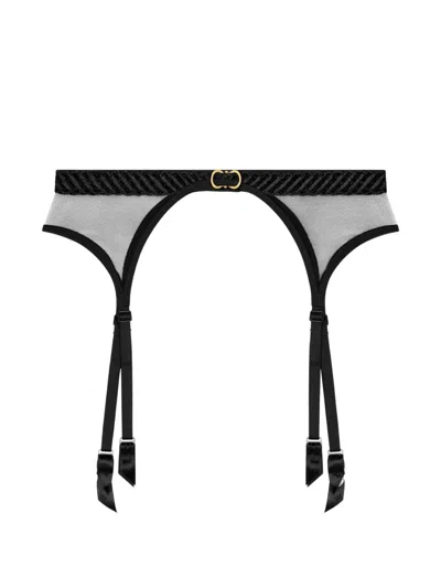 Aubade シアーエモーション サスペンダーベルト In Black