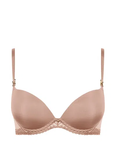 Aubade Sheer Emotion プッシュアップブラ In Pink
