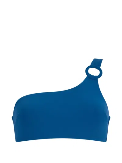 Aubade Summer Essence One-shoulder Bikini Top In Blue