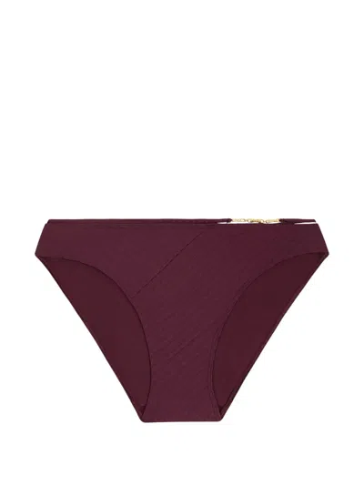 Aubade Sun Pop Ribbed Brazilian Bikini Bottoms In Purple