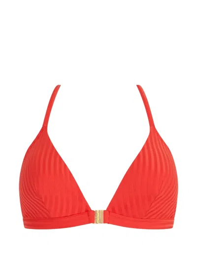 Aubade Sun Pop Triangle Bikini Top In Red