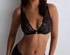 Aubade The Night Before Triangle Bra In True Black In Black