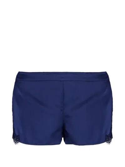 Aubade Toi Mon Amour Lace-trim Pajamas In Blue