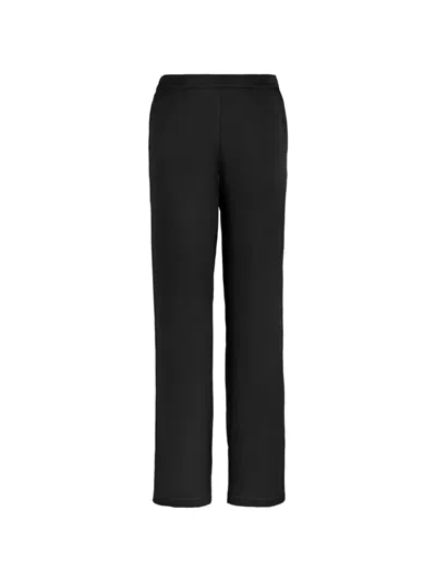 Aubade Toi Mon Amour Silk Pyjama Pants In Black