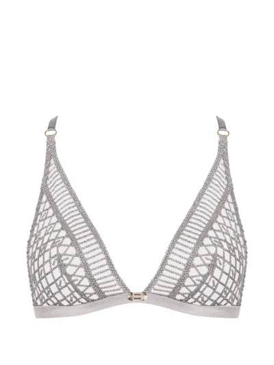 Aubade Triangle-shape Bra In Gray