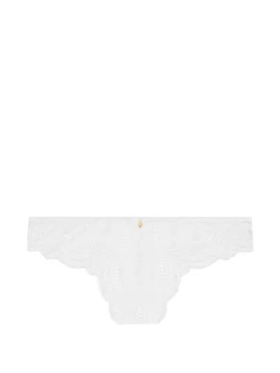Aubade Vibes Embroidered Briefs In White
