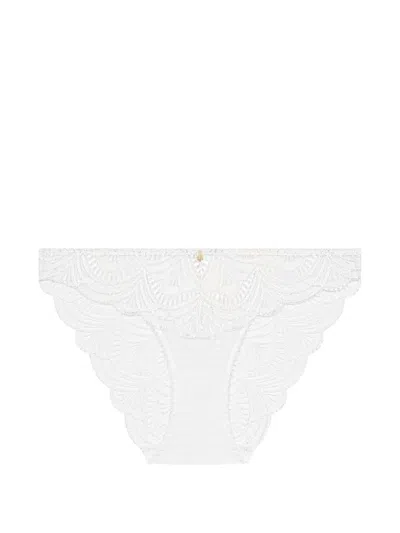 Aubade Vibes Embroidered Briefs In White