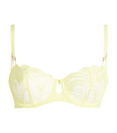 Aubade Vibes Half-cup Bra In Yellow