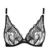 Aubade Vibes Triangle Underwire Bra In Black