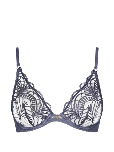 Aubade Vibes Underwired Triangle Bra In Blue