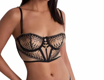 Aubade Voodoo Kiss Bustier Top In Millenium Black