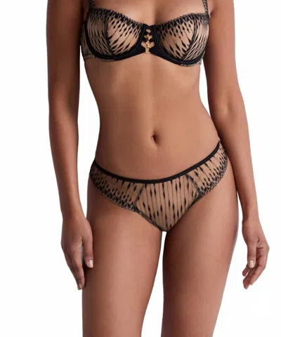 Aubade Voodoo Kiss Tanga Brief In Millenium Black In Multi