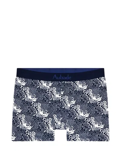 Aubade Wave-print Boxers In Multi