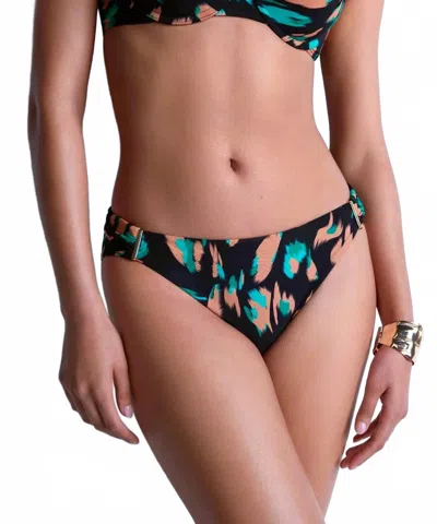 Aubade Women's Feline Energy Brazilian Brief In Green Panther In Multi