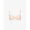 Aubade Womens Nude D Ete Rosessence Stretch-lace Half-cup Bra