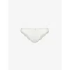 Aubade Womens Opale Kiss Of Love Mid-rise Lace Briefs In Opale