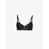 Aubade Lace-trim Rosessence T-shirt Bra In Noir