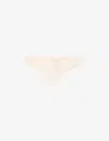 Aubade Sofessense Mid-rise Cotton Briefs In Golden Beige