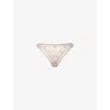 Aubade Womens Magnetic Spell Stretch-lace Tanga Briefs Sahara