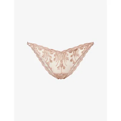 Aubade Womens  Cosmic Romance Lace Hipster Briefs In Gray