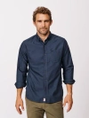 Aubin Aldridge Oxford Button Down Shirt In Blue