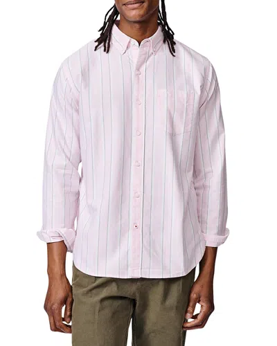 Aubin Aldridge Oxford Button Down Shirt In Pink