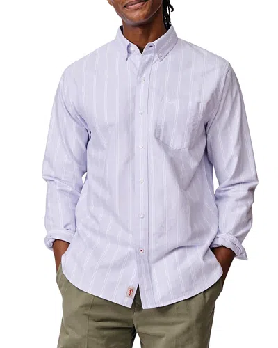 Aubin Aldridge Oxford Button Down Shirt In Blue